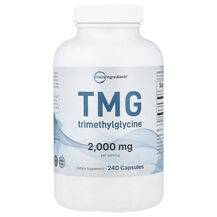 Триметилгліцин TMG, 500 mg Micro Ingredients 240 капсул Триметилгліцин TMG, 500 mg Micro Ingredients 240 капсул