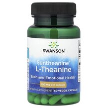 L-Теанін Suntheanine L-Theanine 100 mg Swanson 60 капсул