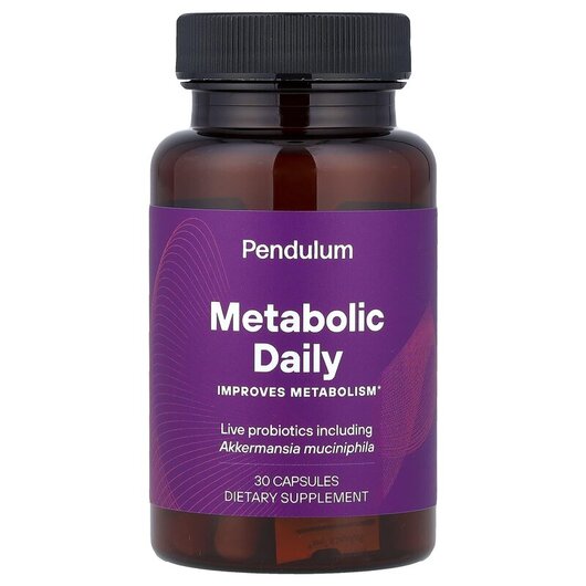 Основне фото товару Pendulum, Metabolic Daily, Жироспалювачі, 30 капсул