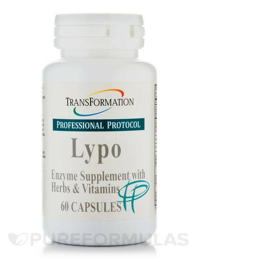 Основне фото товару Lypo Основне фото товару Transformation Enzymes, Lypo, Ферменти, 60 капсул