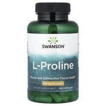 L-Proline 500 mg L-Пролин Swanson 100 капсул