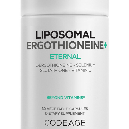 Основное фото товара Liposomal Ergothioneine+ Eternal Основное фото товара CodeAge, L-Эрготионеин, Liposomal Ergothioneine+ Eternal, 30 капс