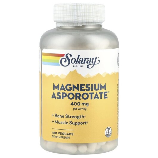 Основное фото товара Magnesium Asporotate 400 mg Основное фото товара Магний Аспорат 400 мг, Magnesium Asporotate 400 mg, 180 капсул