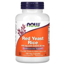 Червоний дріжджовий рис Red Yeast Rice NOW Foods Червоний дріжджовий рис Red Yeast Rice NOW Foods