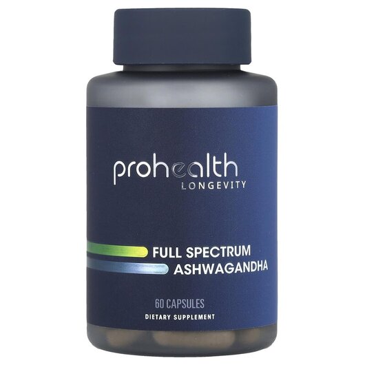 Основное фото товара ProHealth Longevity, Ашваганда, Full Spectrum Ashwagandha, 60 кап