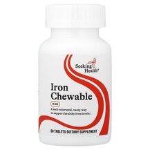 Залізо Iron Chewable 10 mg Seeking Health 60 таблеток
