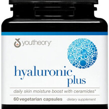 Hyaluronic Plus Гиалуроновая кислота Youtheory 60 капсул