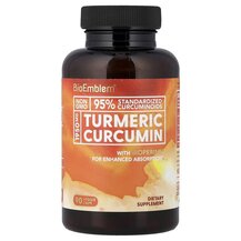 Turmeric Curcumin Куркумин BioEmblem 90 капсул Turmeric Curcumin Куркумин BioEmblem 90 капсул