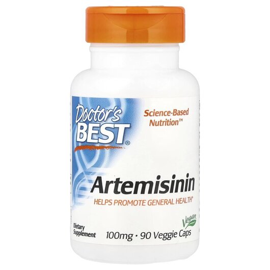 Основне фото товару Doctor's Best, Artemisinin, Артемізинін 100 мг, 90 капсул