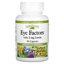 Eye Factors Лютеин 2 мг Natural Factors 90 капсул Eye Factors Лютеин 2 мг Natural Factors 90 капсул