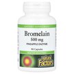 Фото товара Bromelain 500 mg Фото товара Natural Factors, Бромелайн 500 мг, Bromelain 500 mg 90, 90 капсул