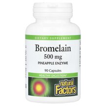 Bromelain 500 mg 90 Бромелайн 500 мг Natural Factors