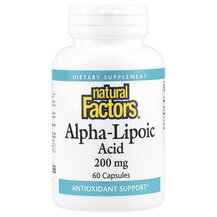 Alpha-Lipoic Acid 200 mg Альфа-липоевая Natural Factors
