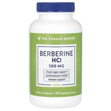 Berberine HCI 500 mg Берберин TheVitaminShoppe 120 капсул Berberine HCI 500 mg Берберин TheVitaminShoppe 120 капсул