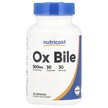 Фото товару Nutricost, Ox Bile 500 mg, Бичача жовч, 30 капсул