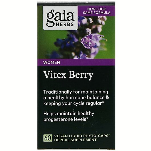 Основное фото товара Vitex Berry for Women Основное фото товара Gaia Herbs, Авраамово дерево, Vitex Berry for Women, 60 капсул