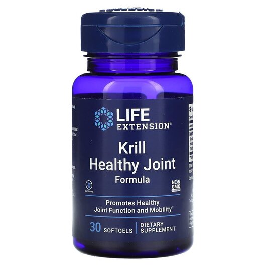 Основное фото товара Krill Healthy Joint Formula Основное фото товара Поддержка суставов, Krill Healthy Joint Formula, 30 капсул