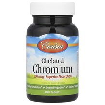 Хром 200 мкг Chelated Chromium 200 mcg Carlson