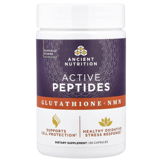 Основное фото товара Active Peptides Glutathione + NMN Основное фото товара Active Peptides Glutathione + NMN, Никотинамид мононуклеотид, 60