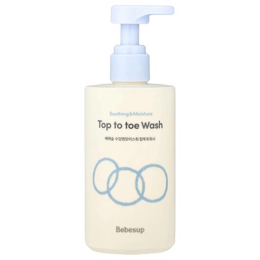 Основне фото товару Bebesup, Top To Toe Wash For Baby, Шампунь для дітей, 300 мл