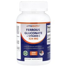 Ferrous Gluconate + Vitamin C Железо Vitamatic Ferrous Gluconate + Vitamin C Железо Vitamatic