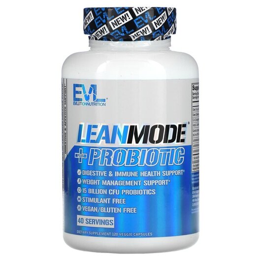 Основное фото товара LeanMode + Probiotic Основное фото товара LeanMode + Пробиотик, LeanMode + Probiotic 120, 120 капсул