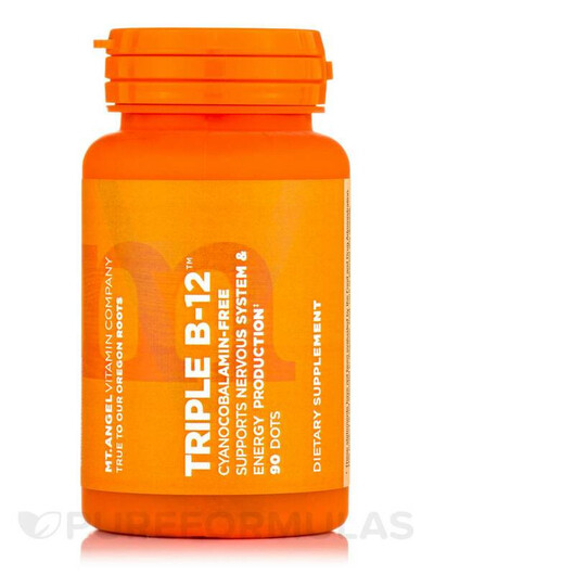 Основное фото товара Triple B-12 Основное фото товара Mt. Angel Vitamins, Витамин B12 Кобаламин, Triple B-12, 90 Dots