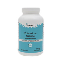 Potassium Citrate 99 mg Калий Vitacost 300 капсул