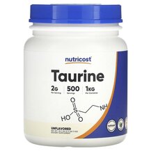 L-Таурин Taurine Powder Unflavored Nutricost 1 кг
