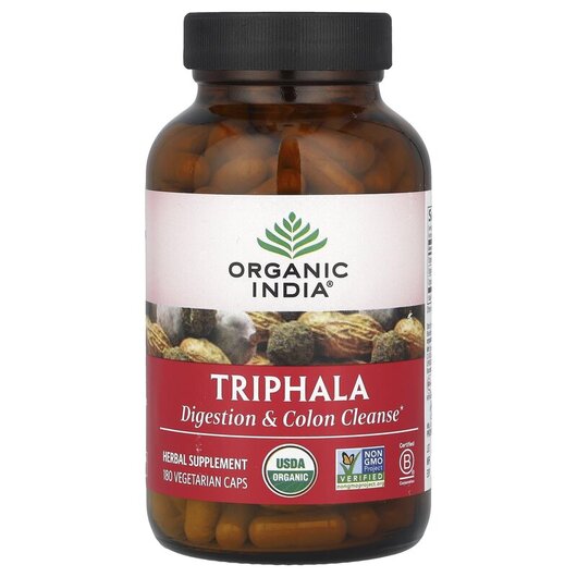 Основне фото товару Organic India, Triphala, Трифала, 180 капсул