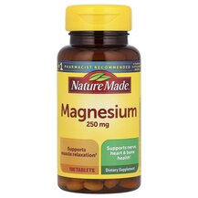 Magnesium 250 mg Магний Nature Made 100 таблеток Magnesium 250 mg Магний Nature Made 100 таблеток