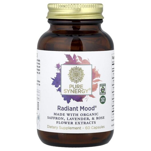 Основне фото товару Radiant Mood Основне фото товару Pure Synergy, Radiant Mood, Підтримка стресу, 60 капсул