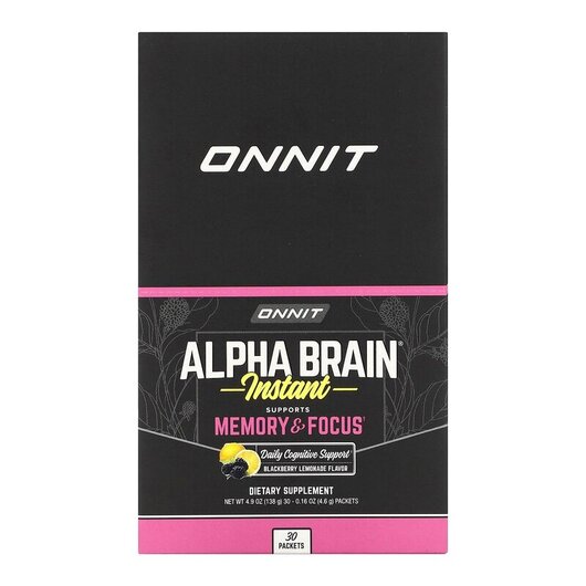 Основне фото товару Onnit, Alpha Brain, Підтримка мозку, 30 шт