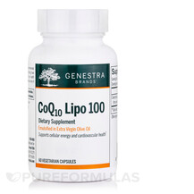 CoQ10 Lipo 100 Коэнзим CoQ10 Genestra 60 капсул CoQ10 Lipo 100 Коэнзим CoQ10 Genestra 60 капсул