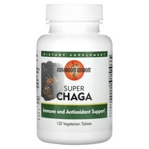 Гриби Чага Super Chaga Mushroom Wisdom 120 таблеток