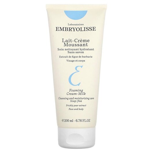 Основное фото товара Embryolisse, Детокс и очистка, Foaming Cream-Milk Cleanser, 200 м