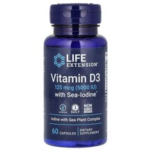 Вітамін D3 та Йод Vitamin D3 with Sea-Iodine Life Вітамін D3 та Йод Vitamin D3 with Sea-Iodine Life