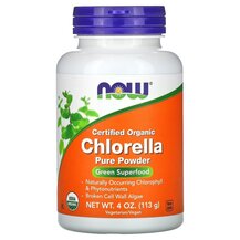 Хлорелла Сертифікована Chlorella Powder NOW Foods 113 г Хлорелла Сертифікована Chlorella Powder NOW Foods 113 г