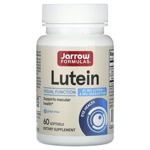 Lutein 20 mg Лютеин 20 мг Jarrow Formulas 60 капсул Lutein 20 mg Лютеин 20 мг Jarrow Formulas 60 капсул