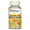 Фото товара Methyl B-12 Methyl Folate Natural Cherry Flavor Фото товара Solaray, Метил B-12 Метилфолат, Methyl B-12 Methyl Folate, 60 лед