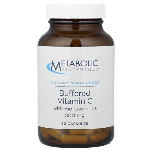 Основне фото товару Buffered Vitamin C with Bioflavonoids 500 mg Основне фото товару Buffered Vitamin C with Bioflavonoids 500 mg, Вітамін C, 100 капс