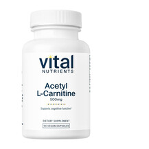 Acetyl L-Carnitine 500 mg L-Карнитин Vital Nutrients Acetyl L-Carnitine 500 mg L-Карнитин Vital Nutrients