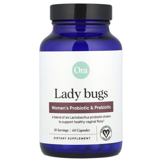 Основне фото товару Lady Bugs Women's Probiotic & Prebiotic Supplement Основне фото товару Lady Bugs Women's Probiotic & Prebiotic, Пробіотики для