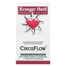 Co CircuFlow Кардио комплекс Kroeger Herb 270 капсул