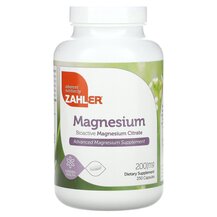 Magnesium 200 mg Магний Zahler 250 капсул Magnesium 200 mg Магний Zahler 250 капсул