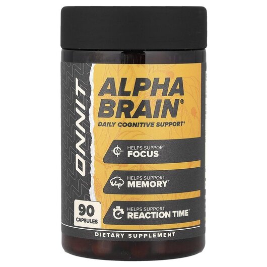 Основное фото товара Onnit, Поддержка мозга, Alpha Brain, 90 капсул