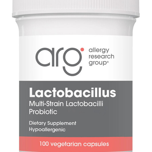 Основное фото товара Lactobacillus Основное фото товара Allergy Research Group, Лактобактерии, Lactobacillus, 100 капсул