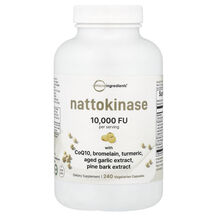 Nattokinase Наттокиназа Micro Ingredients 240 капсул Nattokinase Наттокиназа Micro Ingredients 240 капсул