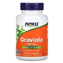 Graviola 500 mg Гравиола 500 мг NOW Foods 100 капсул
