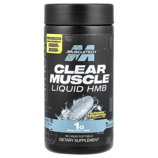 Основне фото товару Clear Muscle HMB Free Acid Основне фото товару Clear Muscle HMB Free Acid, Бета-гідрокси-бета-метилбутират, 84 к